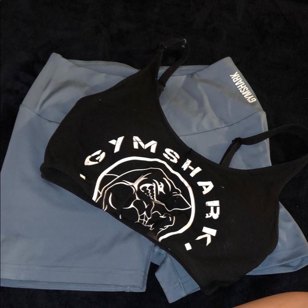 Gymshark bundle legacy bra and training shorts